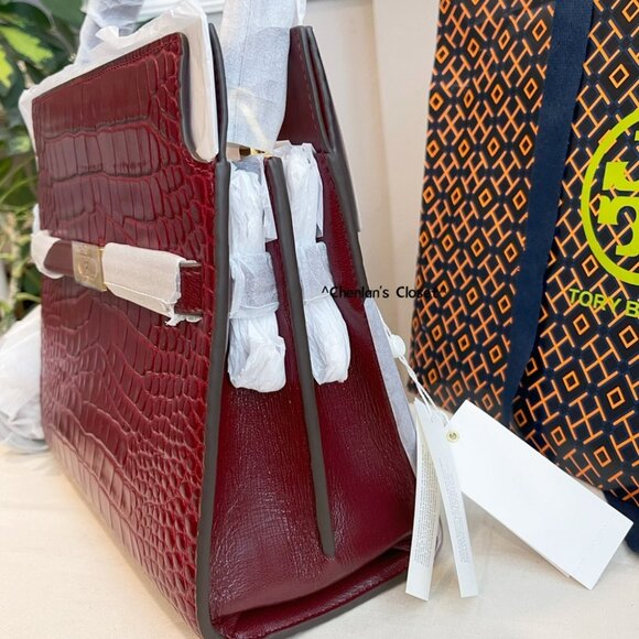 🔥NeW! $1098 Tory Burch LEE RADZIWILL SMALL DOUBLE BAG - Picture 12 of 17